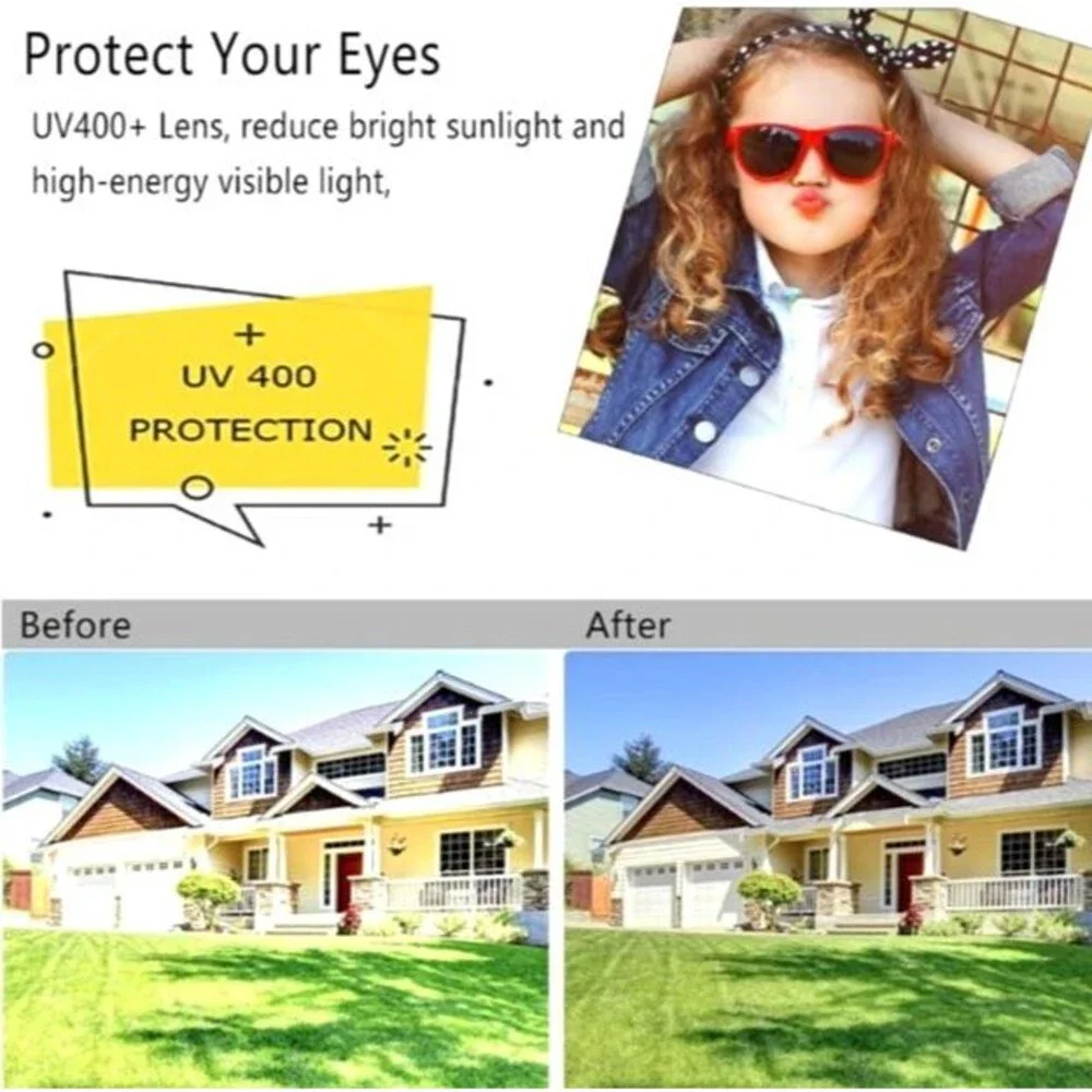 Party Sunglasses for Kids 10 Pack with UV400 Protection Eyewear Neon Sunglasses